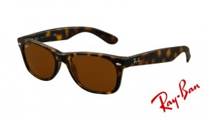 Knockoff Ray Ban RB2132 Wayfarer Sunglasses Yellow Brown Tortoise Frame
