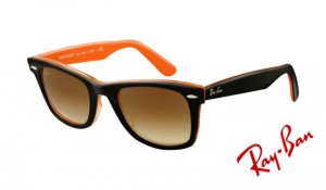 Knockoff Ray Ban RB2140 Wayfarer Sunglasses Top Black on Transparent