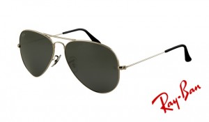Knockoff Ray Ban RB3025 Aviator Sunglasses Gunmetal Frame Deep Green