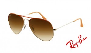 Knockoff Ray Ban RB3025 Aviator Sunglasses Red Arista Frame Crystal Brown