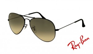 Knockoff Ray Ban RB3025 Aviator Sunglasses Black Frame Black Crystal