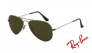 Knockoff Ray Ban RB3044 Aviator Sunglasses Gunmetal Frame Crystal