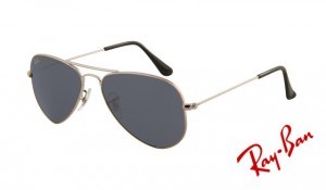 Knockoff Ray Ban RB3044 Aviator Sunglasses Gunmetal Frame Crystal Grey