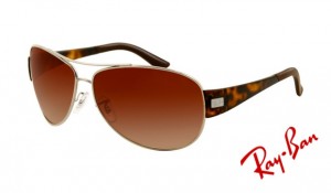 Knockoff Ray Ban RB3467 Sunglasses Arista Frame Brown Gradient Lens
