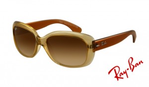 Knockoff Ray Ban RB4101 Jackie Ohh Sunglasses Gold Frame Crystal Brown