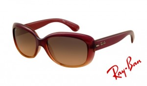 Knockoff Ray Ban RB4101 Jackie Ohh Sunglasses Wine Red Frame Brown