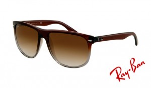 Knockoff Ray Ban RB4147 Sunglasses Brown Frame Crystal Deep Brown