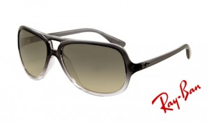 Knockoff Ray Ban RB4162 Sunglasses Grey Gradient Transparent Crystal