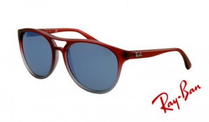 Knockoff Ray Ban RB4170 Sunglasses SF Rosso Grigio Transparent Frame Blue