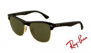 Knockoff Ray Ban RB4175 Sunglasses Shiny Black Frame Green Lens