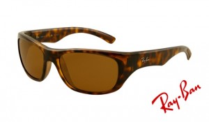 Knockoff Ray Ban RB4177 Sunglasses Light Havana Frame Brown Polarized