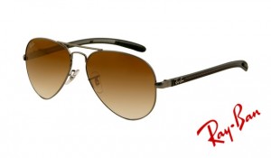 Knockoff Ray Ban RB8307 Tech Sunglasses Gunmetal Frame Crystal Brown