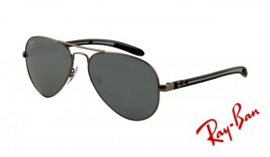 Knockoff Ray Ban RB8307 Tech Sunglasses Black Frame Crystal Polarized