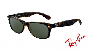 Knockoff Ray Ban RB2132 Wayfarer Sunglasses Light Havana Frame Dark Green
