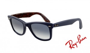 Knockoff Ray Ban RB2140 Wayfarer Sunglasses Top Texture on Blue Frame