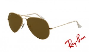 Knockoff Ray Ban RB3025 Aviator Sunglasses Gold Frame Crystal Gold