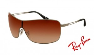 Knockoff Ray Ban RB3466 Sunglasses Gunmetal Frame Red Gradient Honey Lens