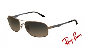 Knockoff Ray Ban RB3484 Sunglasses Arista Frame Crystal Grey Mirror Lens