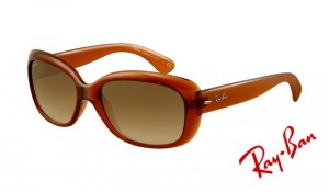 Knockoff Ray Ban RB4101 Jackie Ohh Sunglasses Light Brown Frame Crystal