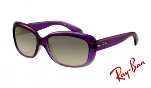 Knockoff Ray Ban RB4101 Jackie Ohh Sunglasses Purple Frame Crystal Brown 