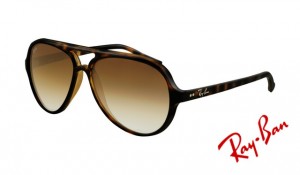 Knockoff Ray Ban RB4125 Cats Sunglasses Tortoise Frame Crystal Brown
