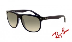 Knockoff Ray Ban RB4147 Sunglasses Black Frame Crystal Green Gradient