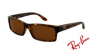 Knockoff Ray Ban RB4151 Sunglasses Shiny Havana Frame Brown Lens