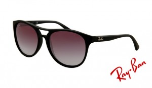 Knockoff Ray Ban RB4170 Sunglasses Rubberized Black Frame Purple Gradient