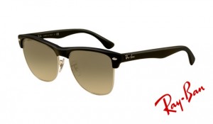 Knockoff Ray Ban RB4175 Sunglasses Shiny Black Frame Grey Lens