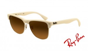 Knockoff Ray Ban RB4175 Sunglasses White Frame Brown Lens