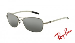 Knockoff Ray Ban RB8302 Tech Sunglasses Gunmetal Frame Gray