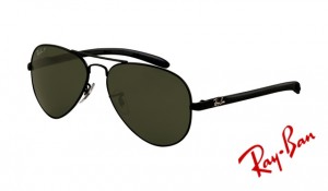 Knockoff Ray Ban RB8307 Tech Sunglasses Shiny Black Frame Crystal